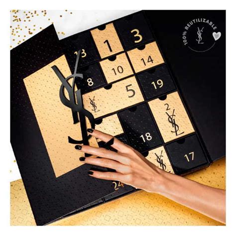 calendario dell'avvento ysl 2022|Calendario de Adviento Yves Saint Laurent 2022.